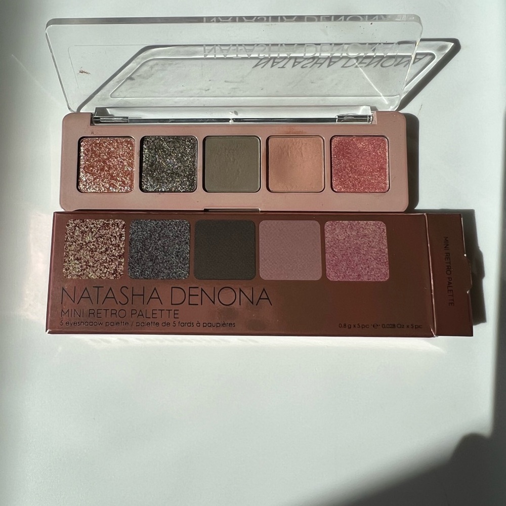 Natasha Denona Mini Retro Palette - Pink, Rose, Brown & Taupe Eyeshadows